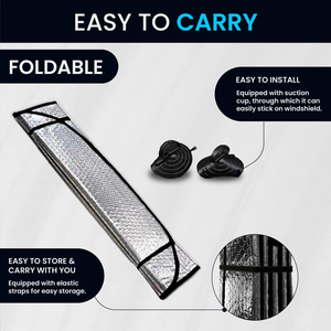 Wholesale Car Interior Protector Bubble Aluminum Film Windshield Sun <b>Shade</b> Factory Direct Supply - Product Image 2