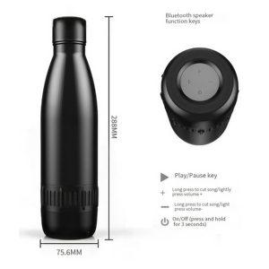 Daji hydo ואקום נירוסטה mug Bluetetooth מוסיקה אלחוטית רמקול USB טעינה תרמוס ספורט ספורט תרמוס 12-24 שעות - Product Image 2