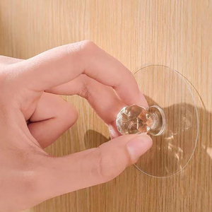 Whole Sale Strong Adhesive Seamless Kook -free Paste Kitchen and <b>Bathroom</b> Wall Load-bearing <b>Hook</b> - Product Image 4