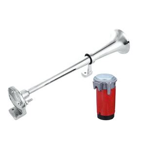 Corne à air simple <span class=keywords><strong>12V</strong></span> 130dB 450mm avec compresseur pour camion, poids lourd, bateau, fourgonnette, super puissante, universelle - Product Image 1