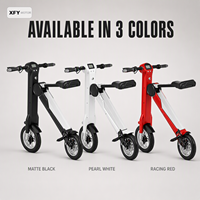 Trottinette Électrique Pliable Portable XFY avec Siège 36V 350W 12Ah 40km 12 Pouces pour Adulte, Frein à Double Disque, Charge 120kg, 16kg
