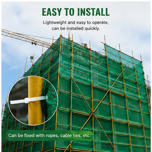 Red de Seguridad Industrial de HDPE Verde Césped con Protección UV, Ojales Reforzados y Gran Capacidad de Carga - Product Image 6