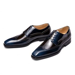 2025 Best-Selling Business Casual Men's <b>Shoes</b> Breathable Formal Leather <b>Shoes</b> with <b>Height</b> <b>Increasing</b> Feature for Weddings Autumn - Product Image 2