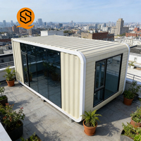 Kit de maison préfabriquée, mini-maison modulaire, maison préfabriquée en kit, cabane préfabriquée pour hôtel de villégiature, maison de jardin entièrement meublée, maisons préfabriquées