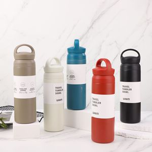 350ml 500ml Tasse isolée Tasse de voyage <span class=keywords><strong>Café</strong></span> et thé Bouteille thermique en acier inoxydable Gobelets de grande capacité avec couvercle étanche - Product Image 1