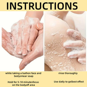 Etiqueta privada Anti-Microbiano Jabón de hierbas naturales Cara Cuerpo Baño Eliminador de ácaros Jabón de azufre - Product Image 4