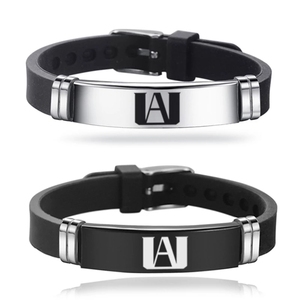 Bracelet en silicone <span class=keywords><strong>My</strong></span> <span class=keywords><strong>Hero</strong></span> <span class=keywords><strong>Academia</strong></span>, bracelet de poignet - Product Image 1