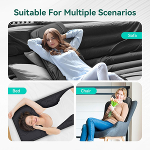 Coussin de <span class=keywords><strong>massage</strong></span> complet avec chaleur, matelas de <span class=keywords><strong>massage</strong></span> pour le dos avec arrêt automatique pour hommes et femmes - Product Image 6