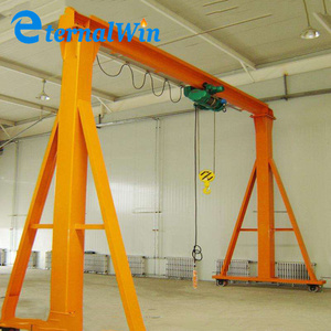 Grue à portique portable 5t Grue à portique mobile électrique avec palan