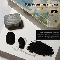 Miss Gooey 9 couleurs peinture à l'huile Texture Pat Pat Gel Nail Art Design Gel de tapotement professionnel Gel solide usine logo personnalisé gratuit