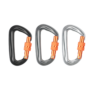 Clips de mosquetón de bloqueo de tornillo 12KN personalizados para acampar al aire libre montañismo Yoga <span class=keywords><strong>hamaca</strong></span> gancho duradero para deportes activos - Product Image 2