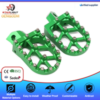 Repose-pieds CNC en aluminium XGS MX pour moto de motocross, adaptés aux modèles KAWASAKI KDX 200 200R 220R 250 KX 125 250 500