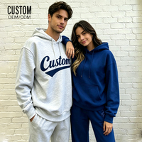 Ensemble de sweat-shirts à capuche unisexe de haute qualité avec imprimé patchwork personnalisé, décontracté, en coton molletonné brodé, pour hommes et femmes