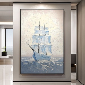 Cuadro <span class=keywords><strong>de</strong></span> Porcelana <span class=keywords><strong>de</strong></span> Cristal con Diseño <span class=keywords><strong>de</strong></span> Velero, Impresión HD <span class=keywords><strong>de</strong></span> Paisaje Marino con Marco <span class=keywords><strong>de</strong></span> Aluminio para Entrada, Vestíbulo <span class=keywords><strong>de</strong></span> Hotel, Casa <span class=keywords><strong>de</strong></span> Huéspedes - Product Image 3