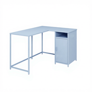 Mesas de Esquina para Gamers, Diseño Simple en Forma de L, <span class=keywords><strong>Escritorio</strong></span> de Oficina, Mesa para PC, Escritorios para Computadora de Juegos <span class=keywords><strong>con</strong></span> Gabinete de Almacenamiento, Fabricación ODM OEM - Product Image 1