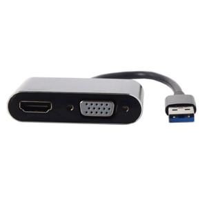 USB 3.0 HDTV 4K อะแดปเตอร์ VGA แปลงวิดีโอสำหรับ <span class=keywords><strong>Samsung</strong></span> Huawei โปรเจคเตอร์คอมพิวเตอร์แล็ปท็อป - Product Image 6