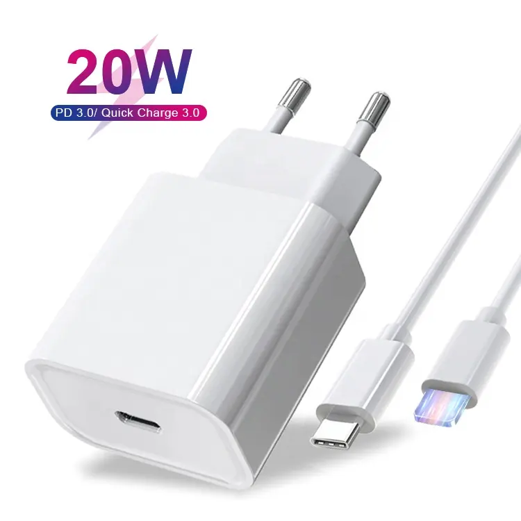 20W USB Type C Charger Adapter For iPhone 11 pro Xs Max X Xr PD Fast Charging Power Type-C EU US Plug for iphone charge
