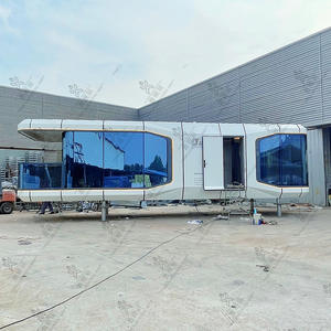 Casa Móvil de Dos Pisos con Estructura de Acero y Placas de Aluminio, Tipo Cápsula Espacial, Cabaña, Contenedor - Product Image 3