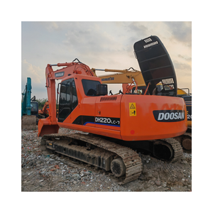 Excavatrice sur chenilles Doosan DH220LC-7 d'occasion Offre Spéciale bon prix d'origine service après-vente caractéristiques composants de base moteur - Product Image 1