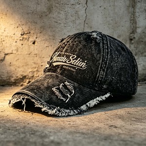 Casquettes de baseball non structurées en coton à 6 panneaux, avec logo personnalisé brodé ou imprimé, pour hommes et femmes - Product Image 3