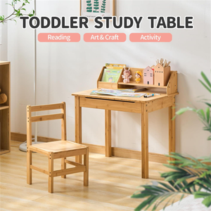 Ensemble <span class=keywords><strong>bureau</strong></span> d'étude et chaises <span class=keywords><strong>en</strong></span> <span class=keywords><strong>bois</strong></span> de style moderne <span class=keywords><strong>pour</strong></span> petits enfants <span class=keywords><strong>pour</strong></span> le salon mobilier de table de lecture <span class=keywords><strong>pour</strong></span> tout-petits - Product Image 4