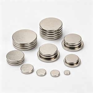 Imán de <span class=keywords><strong>Neodimio</strong></span> Plateado de Tamaño Personalizado para Uso Industrial, Imanes de Tierras Raras NdFeB, Disco Redondo, Imán Potente de <span class=keywords><strong>Neodimio</strong></span> - Product Image 1