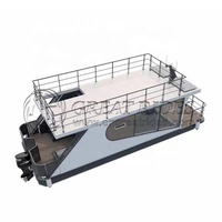 Nouveau bar aquatique extérieur en aluminium, quai flottant, restaurant flottant pour les loisirs