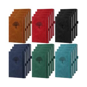 Custom A5 PU Leather Hardcover <b>Notebook</b> Journal with Thermal Binding 100 Sheets and Gift Option - Product Image 1