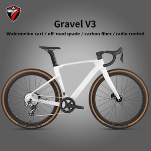 Bicicleta de Gravel V3 WheelTop GEX-13S de Alta Calidad, <span class=keywords><strong>Cuadro</strong></span> de Fibra de <span class=keywords><strong>Carbono</strong></span>, 13 Velocidades, Frenos de <span class=keywords><strong>Disco</strong></span> Hidráulicos, 54 Gravel Bike en Venta - Product Image 2