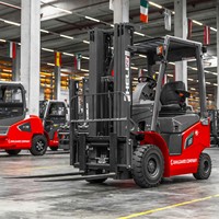 Chariot élévateur électrique à batterie Heli CPD18 1,8 tonne 4 roues, faible bruit, certifié CE, avec mât à 2 étages pour entrepôt et centre de distribution