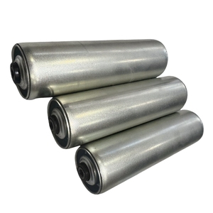 Rouleau de convoyeur en acier au carbone zingué neuf de fournisseur chinois, rouleau non poreux pour ligne de convoyage, pièces de rechange - Product Image 2
