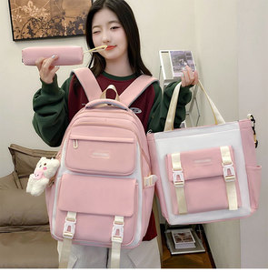 Mochila Escolar Impermeable 2025, Mochila Ligera para Portátil con Puerto de Carga USB, Gran Capacidad, para Estudiantes Universitarios - Product Image 1