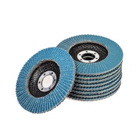 Disque à lamelles en zircone alumineuse avec support en fibre de verre, disque abrasif bleu ODM OEM pour le meulage, le ponçage et le polissage de l'acier inoxydable