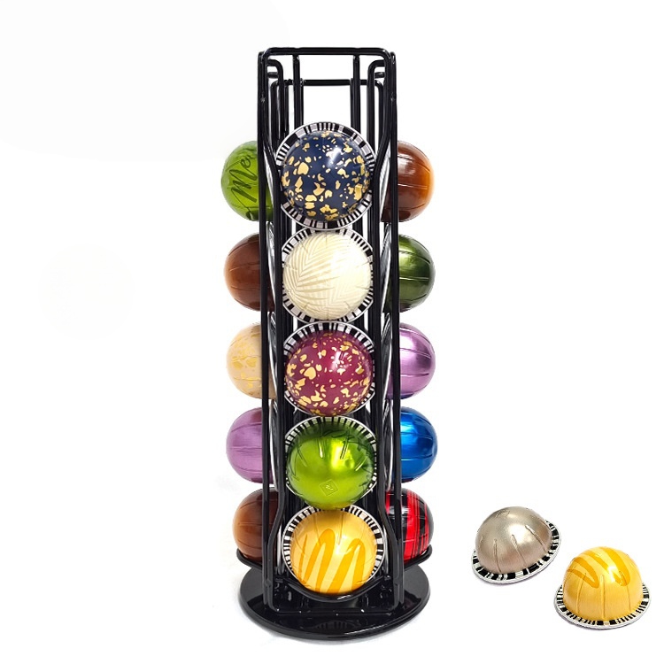 Porte-capsules de café VertuoLine noir (capacité 20)