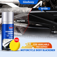 Glodway – Spray de protection et de brillance pour tableau de bord et console intérieure de véhicule, anti-âge, anti-poussière, avec revêtement polissant et cire
