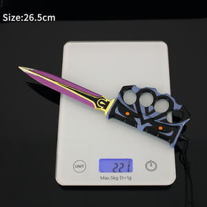 Valorant Cosplay niños juguete Aleación de Zinc Metal juguete modelo GRAN TAMAÑO espada modelo ambición de alza cuchillo - Product Image 4