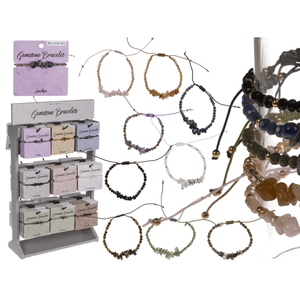 Bracelet en verre avec pierres précieuses, - Product Image 1