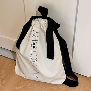 Bolsa de Tela de Algodón Promocional con Cordón, Bolsa de Regalo Personalizada con Impresión de Logotipo - Product Image 2