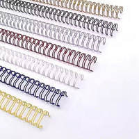 Hochwertige Notebook-Spiral draht ring bindung Metall buchbinder Wire-o für den europäischen Markt Kunden spezifische Größen erhältlich und Muster zuerst