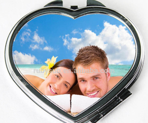 RubySub <strong>Square</strong> Metal Sublimation Blanks <strong>Mirror</strong> Photo Printing Sublimation Custom Pocket <strong>Mirror</strong> - Product Image 2