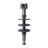 Isolateur de suspension composite polymère haute tension 24 kV, 33 kV, 66 kV, 69 kV, 120 kN