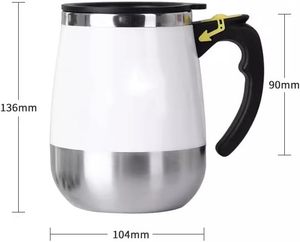 แก้วกาแฟแบบกวนเองอัตโนมัติ ดีไซน์มินิมอล ผลิตจากสแตนเลส ปลอดสารพิษ พร้อมถาด ใช้แบตเตอรี่ไร้สาย ชาร์จผ่าน USB เหมาะสำหรับการตั้งแคมป์ สินค้ามาใหม่ - Product Image 2