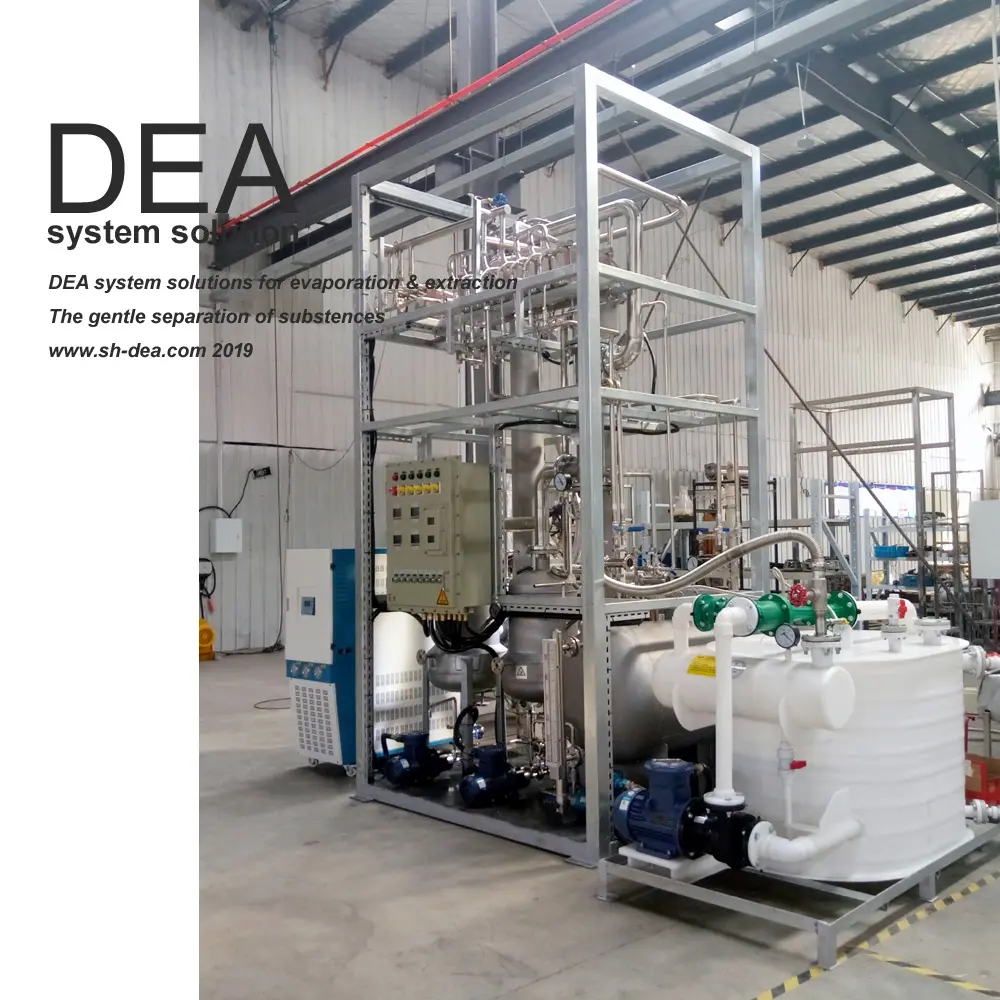 DEA-FM-320 Industriële Alcohol Stoom Shortpath Moleculaire Essentiële Olie Destillatie Apparatuur Unit