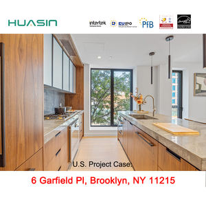 华信批发多伦多仓库2025定制美国项目案例玻璃别墅平开窗铝窗铝门超市 - Product Image 6