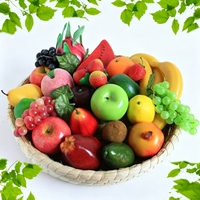 Fruits artificiels en mousse de haute qualité : oranges, bananes, citrons verts, pommes pour la maison, la cuisine, la photographie, les accessoires de mariage et les fournitures de fête