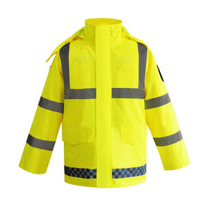 <span class=keywords><strong>Ropa</strong></span> de Trabajo de Seguridad Reflectante de Dos Piezas para Invierno, ANSI Clase 2, Oxford 300D con Revestimiento de PU, Logotipo Personalizado, Resistente al Viento y Cálida - Product Image 6