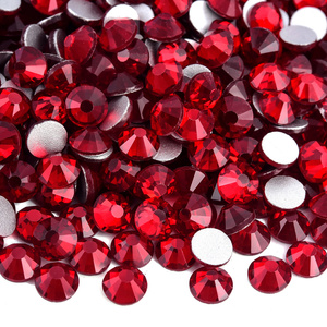 OLeeya Wholesale Non Hotfix Rhinestones Flatback Glass Crystal Glue on Strass for DIY Garment Nail Art Crafts Decorations - Product Image 5
