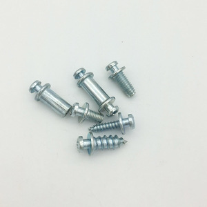 Tornillos ocultos de aleación de zinc con rosca 13 15 25, para montaje en pared, desmontables, para armarios y roperos - Product Image 2