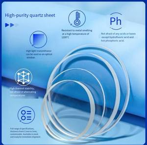 Feuille de verre borosilicate transparente personnalisée de haute qualité, transmission de 90 % pour instruments optiques, utilisation en salle de bain et en extérieur - Product Image 4