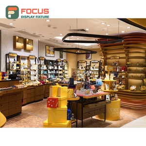 Commercial Shop Interior Solid Wood Shop Furniture Layout Design Cosmetic Display Cabinet - Product Image 6